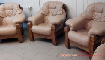 Кресло из кожи