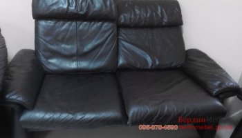Кожаный релакс диван