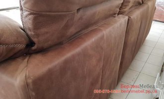  Угловой диван из нубука