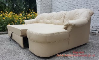 Новый кожаный раскладной диван