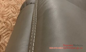 Новый кожаный диван релакс