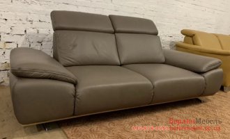 Новый кожаный диван релакс