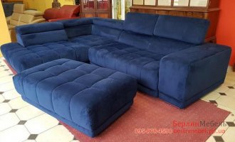Новый угловой диван и пуф 