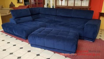 Новый угловой диван и пуф 