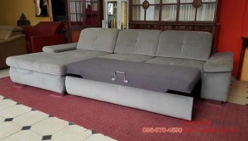 Велюровый угловой диван