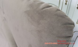 Угловой диван из ткани велюр