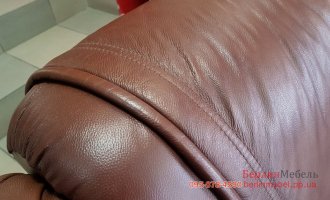 Классический кожаный диван 