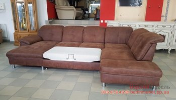 П-образный диван из ткани