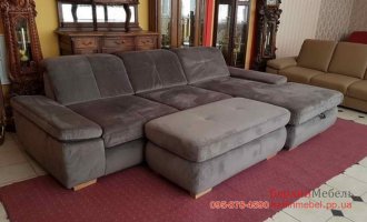 Большой диван MEGAPOL с пуфом