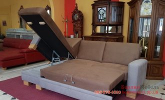 Модный угловой диван ZEHDENICK с отсеком для белья