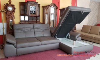 Угловой диван с отсеком для белья