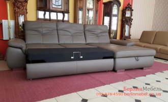 Раскладной угловой диван с регулируемыми подголовниками