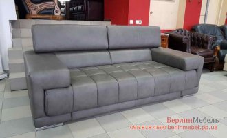 кожаный диван с регулируемыми подголовниками