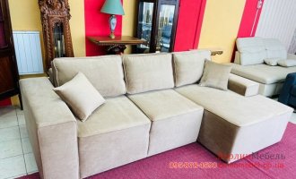 Стильный раскладной угловой диван