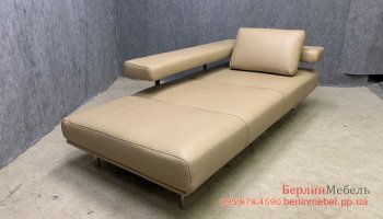 Кожаный диван электрореклайнер