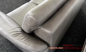 Шкіряний розкладний кутовий диван