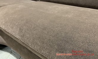 Угловой диван в ткани алькантара