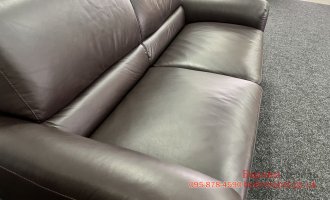 Розкладний диван шкіряний