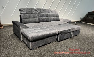 Розкладний кутовий диван тканина