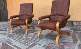 Кожаные кресла качалки